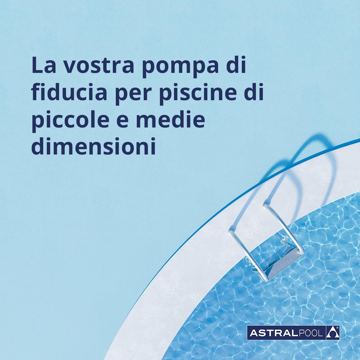 Pompa per piscina Sena 2 cv - Pompa Trifase per Acqua - Compatta e autoadescante - Capacità (l/h): 11.800 - Astralpool