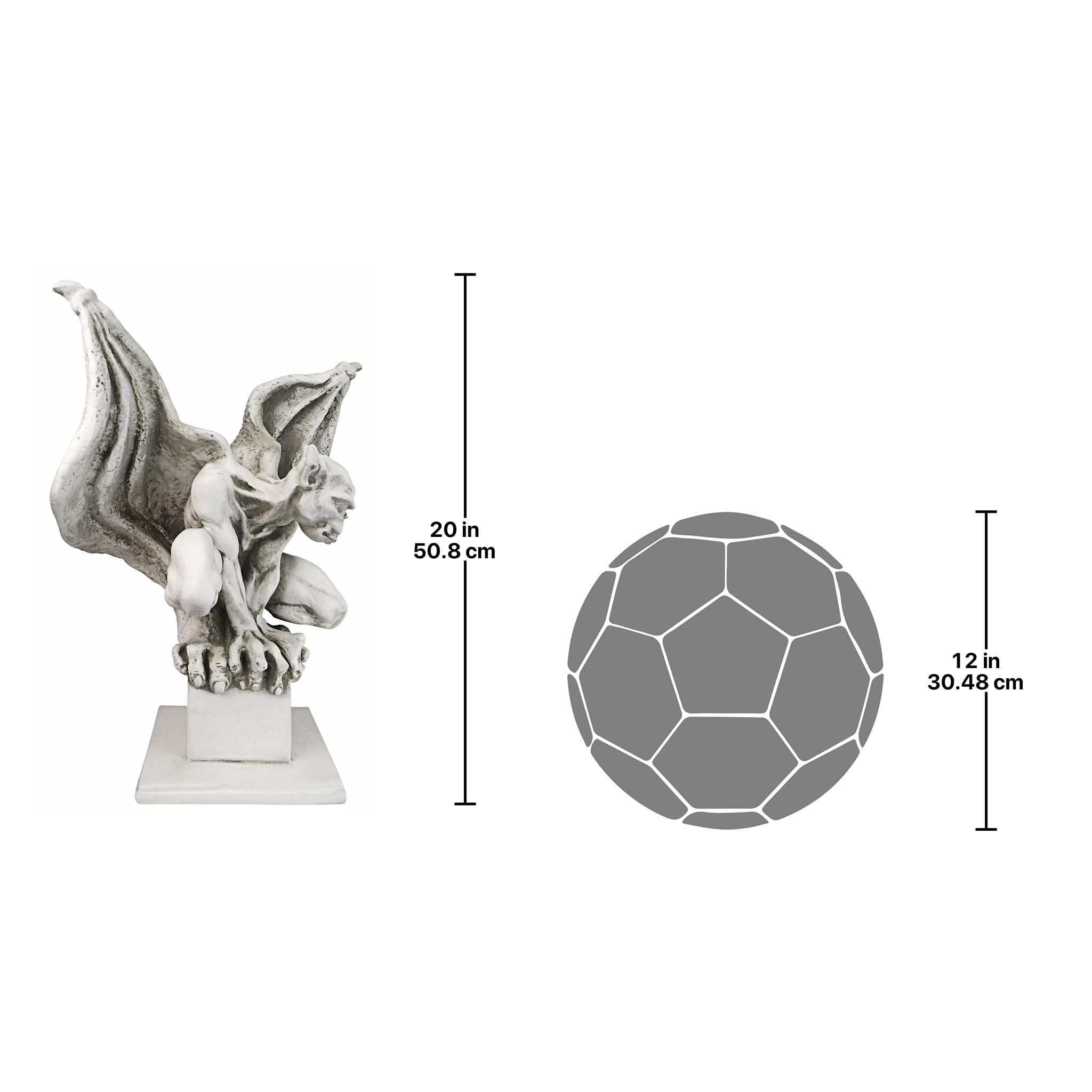 Design Toscano OS69956 Draga the Gargoyle Vampire Statue Size