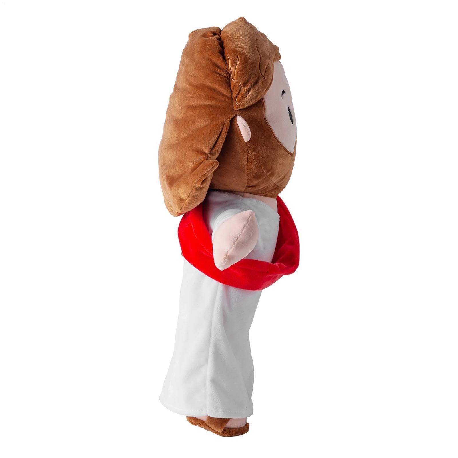 Bambola di Gesù in peluche, comodo cuscino per bambini | & fede cristiana, giocattolo morbido Gesù per camera da letto, divano e scuola domenica, regalo di compleanno, design 2026
