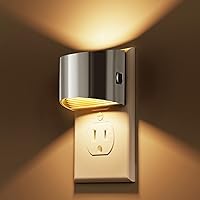 Vista 8 de L LOHAS LED - Luces nocturnas enchufables en la pared con 3CCT ajustable (1600K/3000K/5000K), luz nocturna de 1W enchufable en la pared, sensor