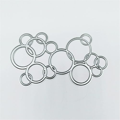 Miniatura 4 de Troqueles para álbumes de recortes, troqueles de corte de metal con borde para hacer tarjetas, plantilla de perforación de manualidades de papel,