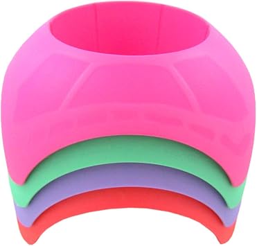 Beach Vacation Accessory Turtleback Sand Coaster Drink Cup Holder, Assorted Pastel Colors, Pack of 4