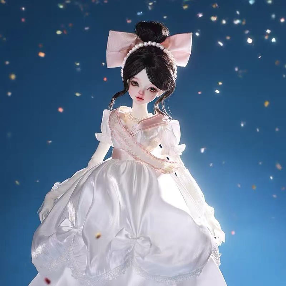 44 cm BJD lalka 1/4 przegubu kulowego SD lalki żywica księżniczka figurka z ubraniami, butami, peruką, makijażem, akcesoriami