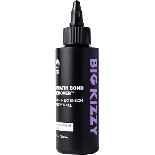 Big Kizzy Keratin Bond Remover - Gel Remover for Keratin Extensions - Gentle, Damage free Removal - 4oz