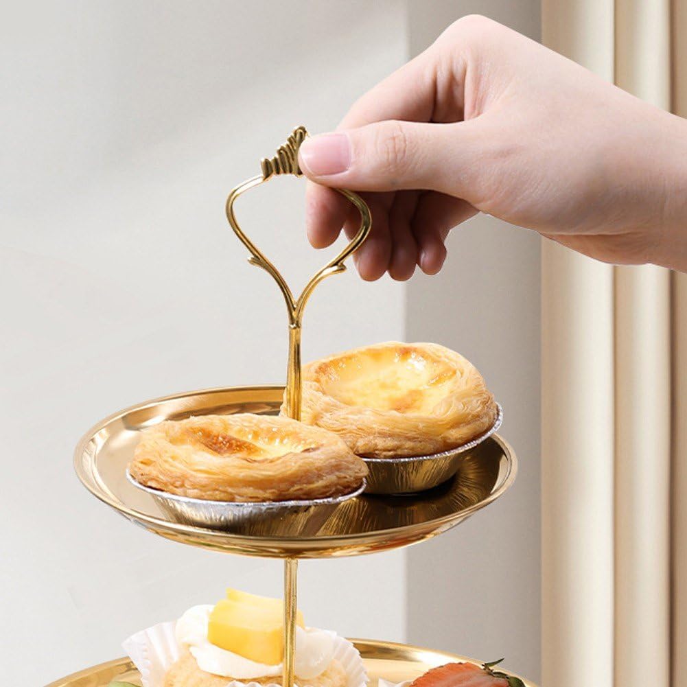 Alzate per dolci e frutta 3 Ripiani Cupcake Supporti per tè Pomeridiano