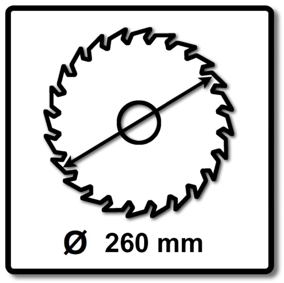 Festool HM - Hoja de sierra circular (260 x 2,4 x 30 mm, 68 dientes)