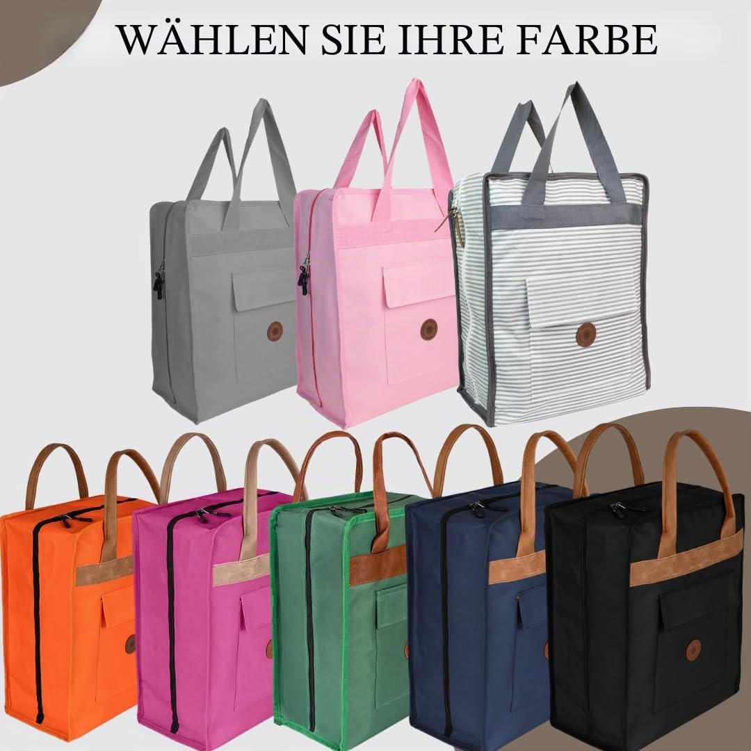 Tragbare Schuhtasche für Reisen - Organizer und Aufbewahrungstasche Mit Gepäckhülle für Damen und Herren, Cloud