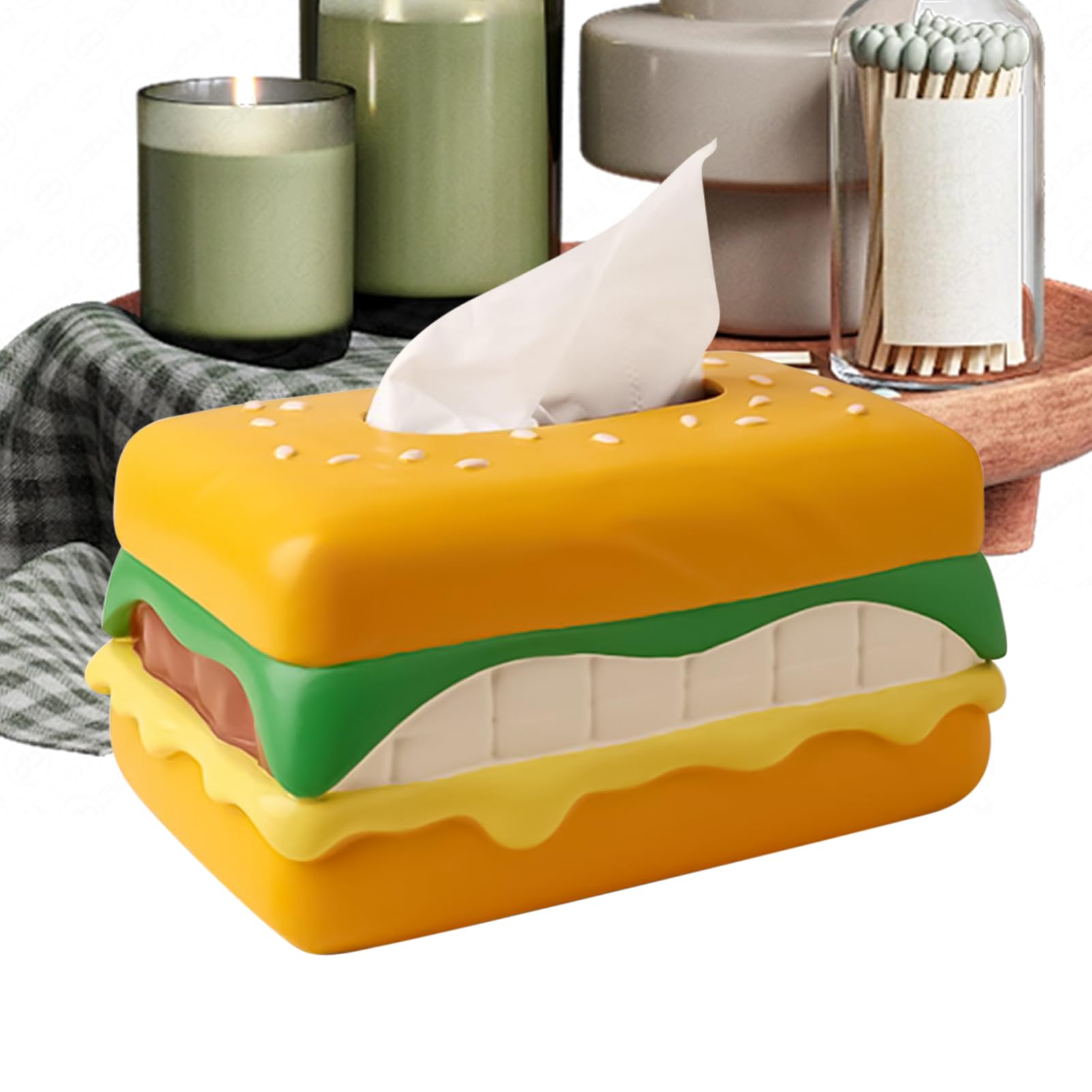 Cubierta de la de seda huevo amarillo para decorar tocadores y habitaciones 1
