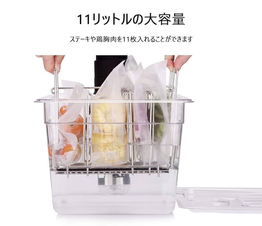 低温調理器 アイリスオーヤマCAMBROコンテナ調理用真空ジップセット