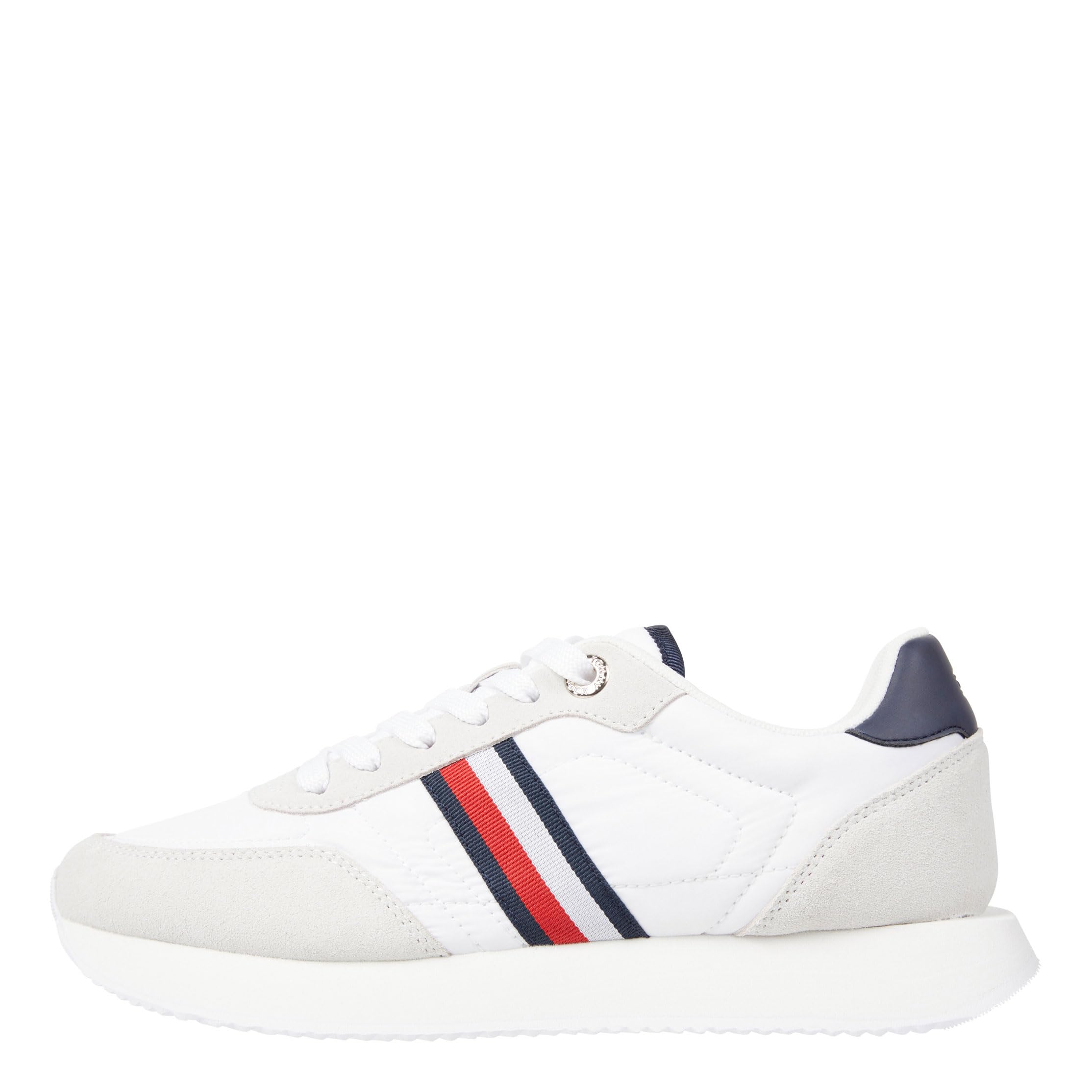 Tommy Hilfiger Zapatillas para Mujer Runner Sneaker Zapatillas de Deporte, Blanco (White), 41