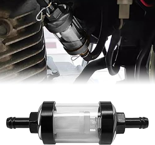 Filtro de combustible automotriz, desmontable y lavable, filtros de combustible impermeables para vehículos, 1.1 x 3.46 x 0.31 pulgadas, accesorios