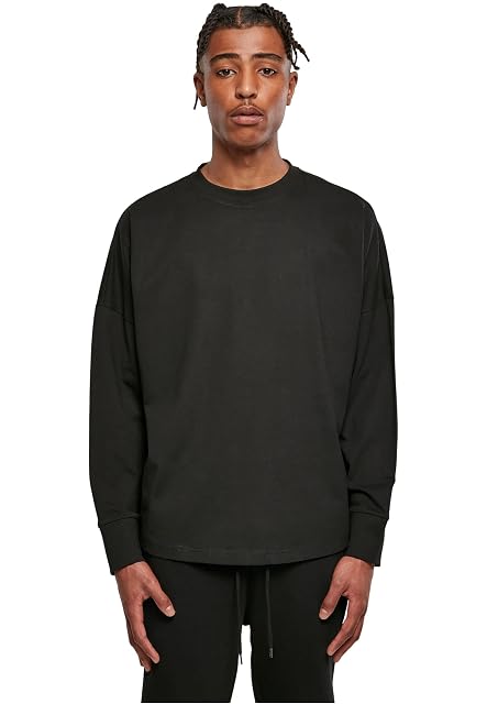 Build Your Brand Koszulka Mężczyźni Oversized Cut On Sleeve Longsleeve