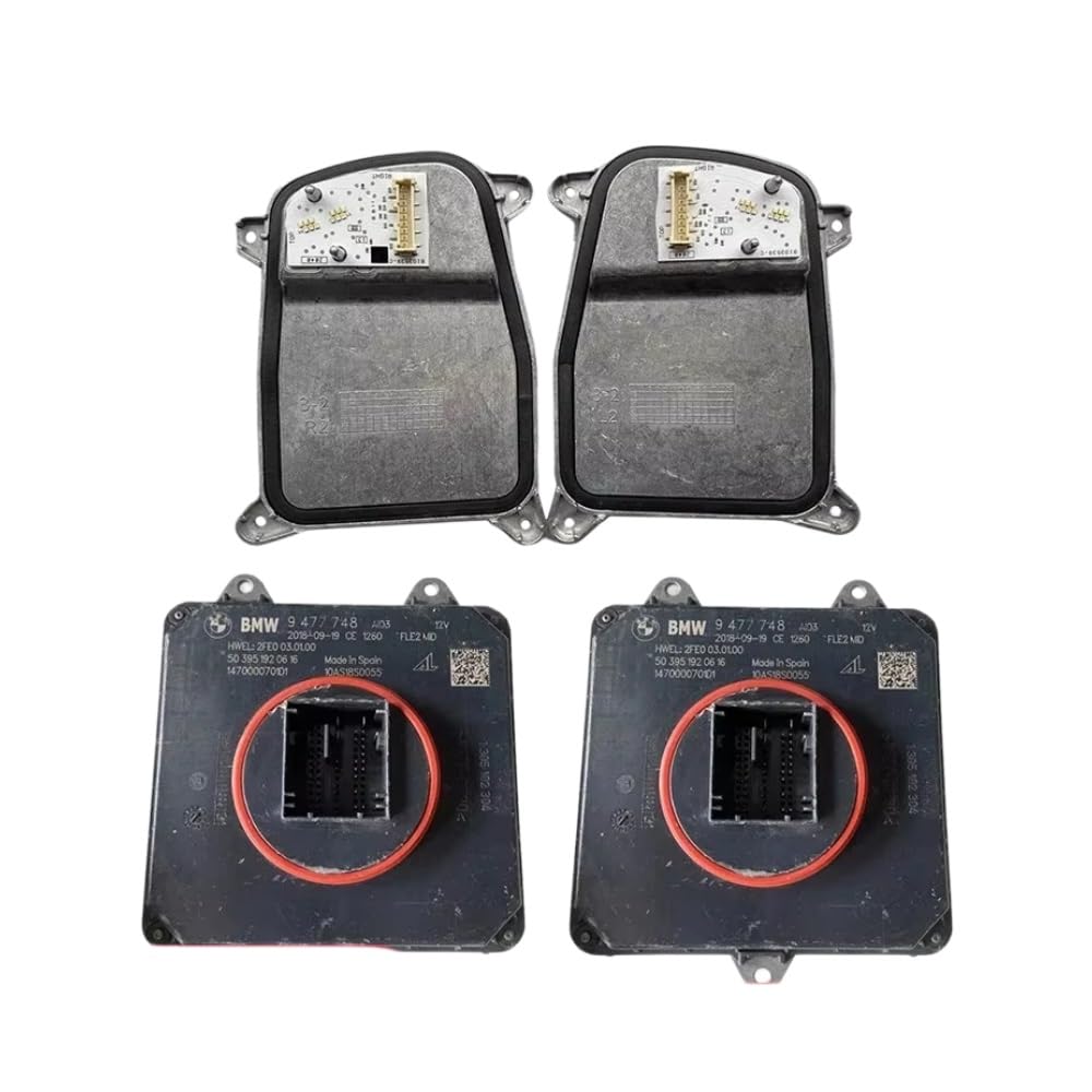 63118737589 White Lightsource Modules For Cooper F55 F56 F57 F54 Headlight DRL 9477748 Control Unit ECU 63118737590 control module(US,Full set 4pcs)