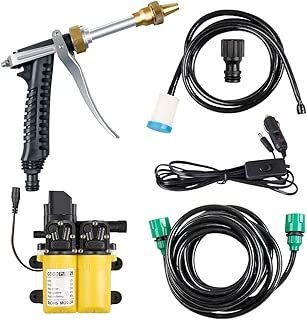 BANG4BUCK 120W Portable High Pressure Double Water Pumps Pressure Washer Kit Great for Cars Washing,Pets Showering,Window Cleaning,Watering - coolthings.us