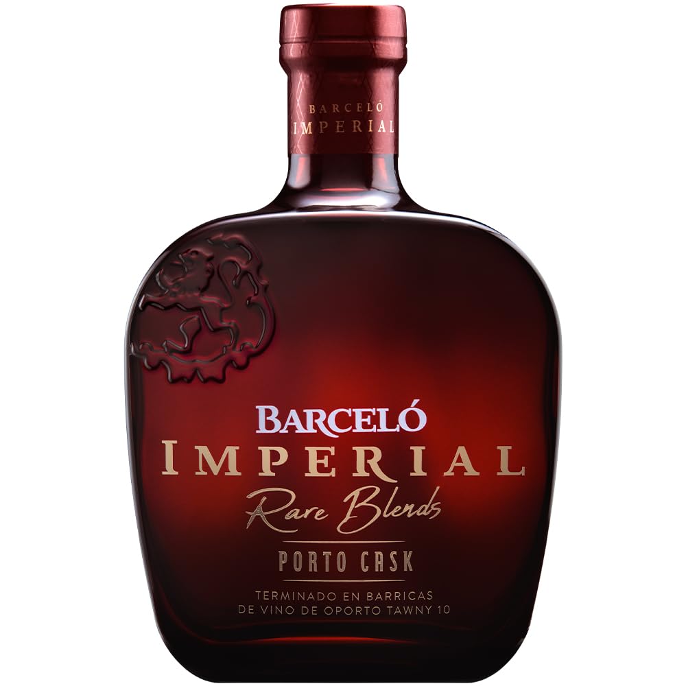 Barceló Rum | Imperial Porto Cask Dominican Rum | 70cl | 40% vol | Port Cask | B Corp | Made in the Dominican Republic From Sugar Cane Juice | Matured in Port Wine Casks | Best Enjoyed Neat