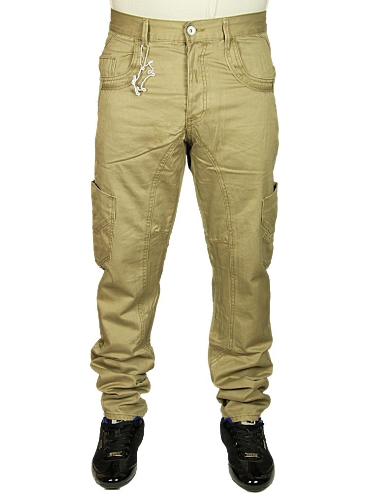 EtoMens EM195 Beige Curved Leg Chinos Jeans Regular Leg £17.99 ONLY (30R)