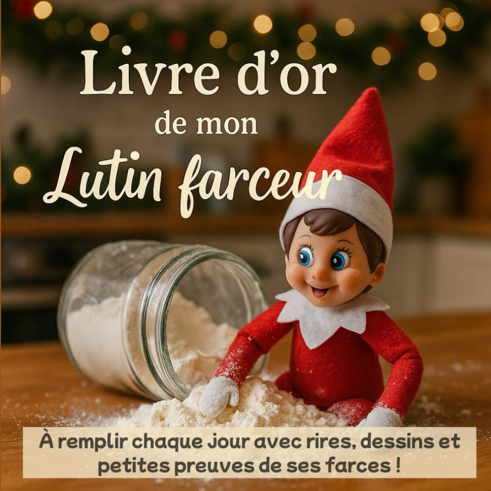 Livre d’or de mon Lutin farceur À remplir chaque jour avec rires, dessins et petites preuves de ses farces !: 30 jours d’histoires, de photos et de ... en famille pendant la période de Noël.