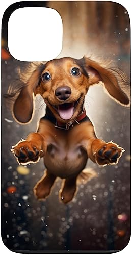 Funda para dueño de perro salchicha iPhone 13