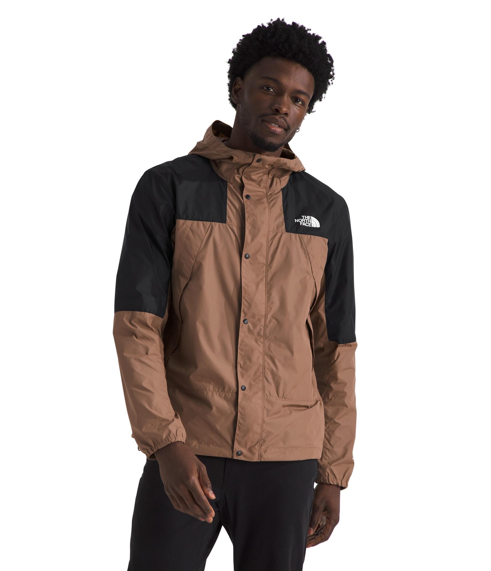 Amazon.com: The North Face Men's Mountain Wind Jacket, Latte/TNF