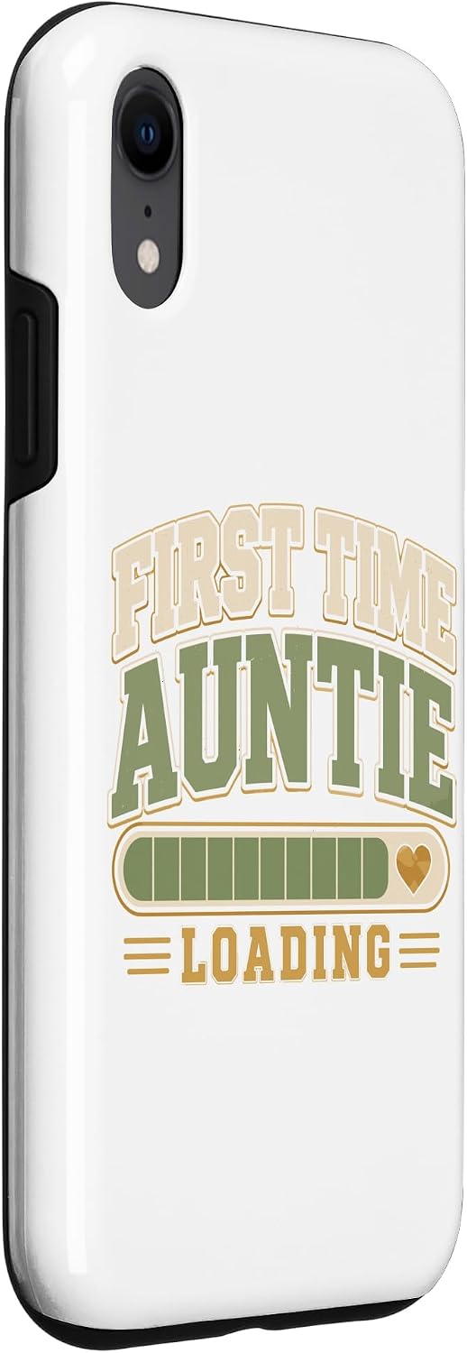 Auntie Era Loading Baby Shower New Aunt Gift Case for iPhone XR image 3