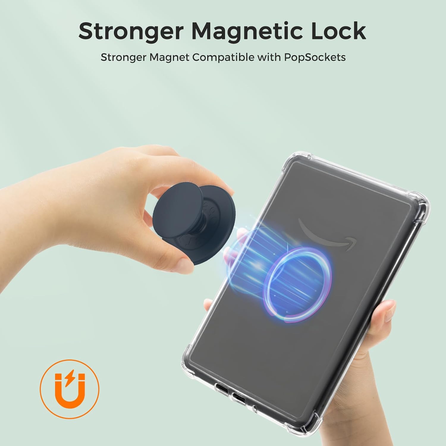 iDLEHANDS Magnetic Clear Case for 7" Kindle Paperwhite 12th Gen 2024 and Kindle ... 9 61XZdb0F2NL. AC SL1500