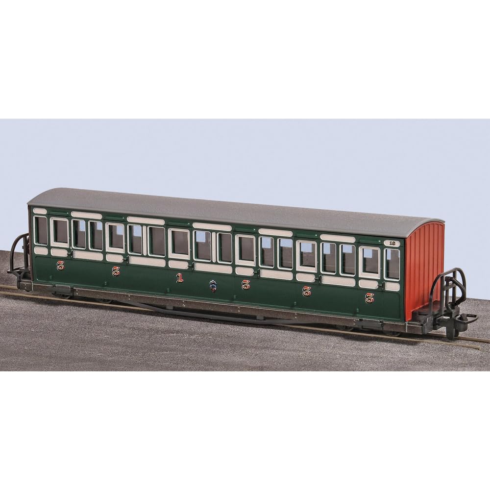 Peco GR-601B FR Bowsider Coach Early Green Livery No.18 Short 009 Gauge