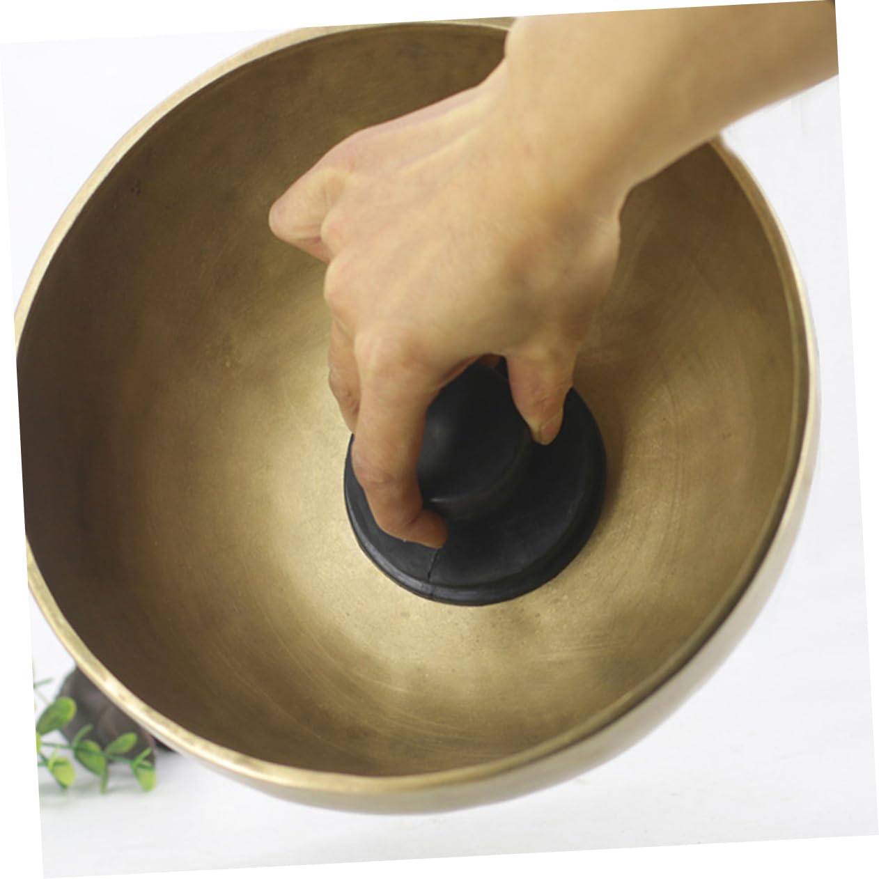 Accesorios de Ventosa para Cuencos, Mango de Succión Doble Tamaño, 2 Piezas para Terapia de Sonido y Uso en Rituales Budistas