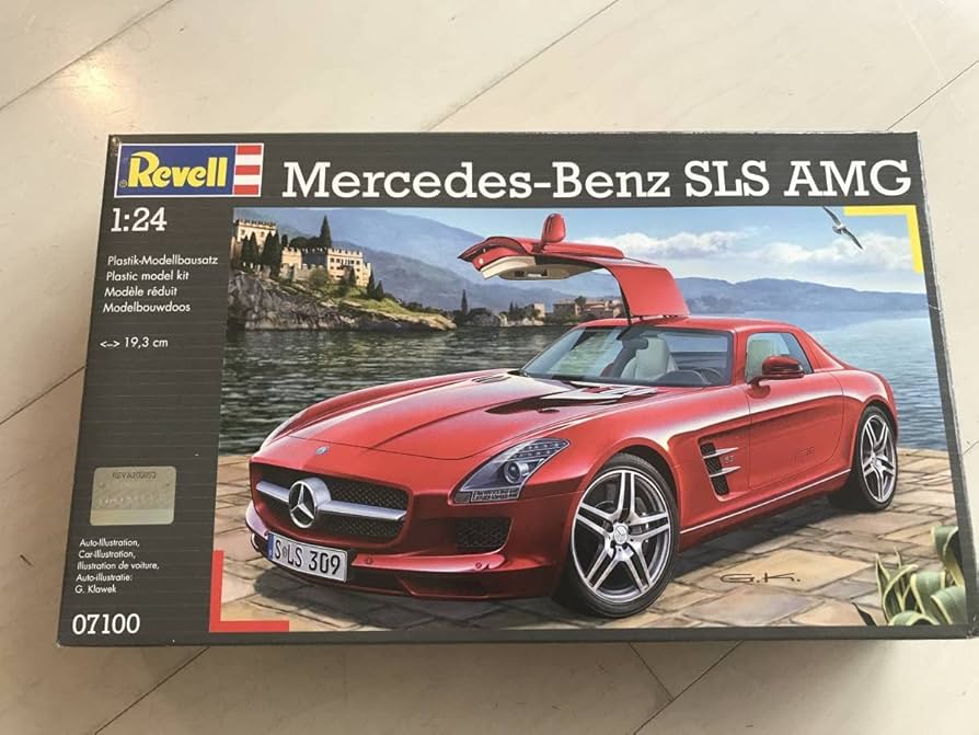 1/24 Revell Mercedes Benz SLS-AMG オマケ付箱無 Revell 1/24 Mercedes Benz SLS AMG Kit Review - YouTube