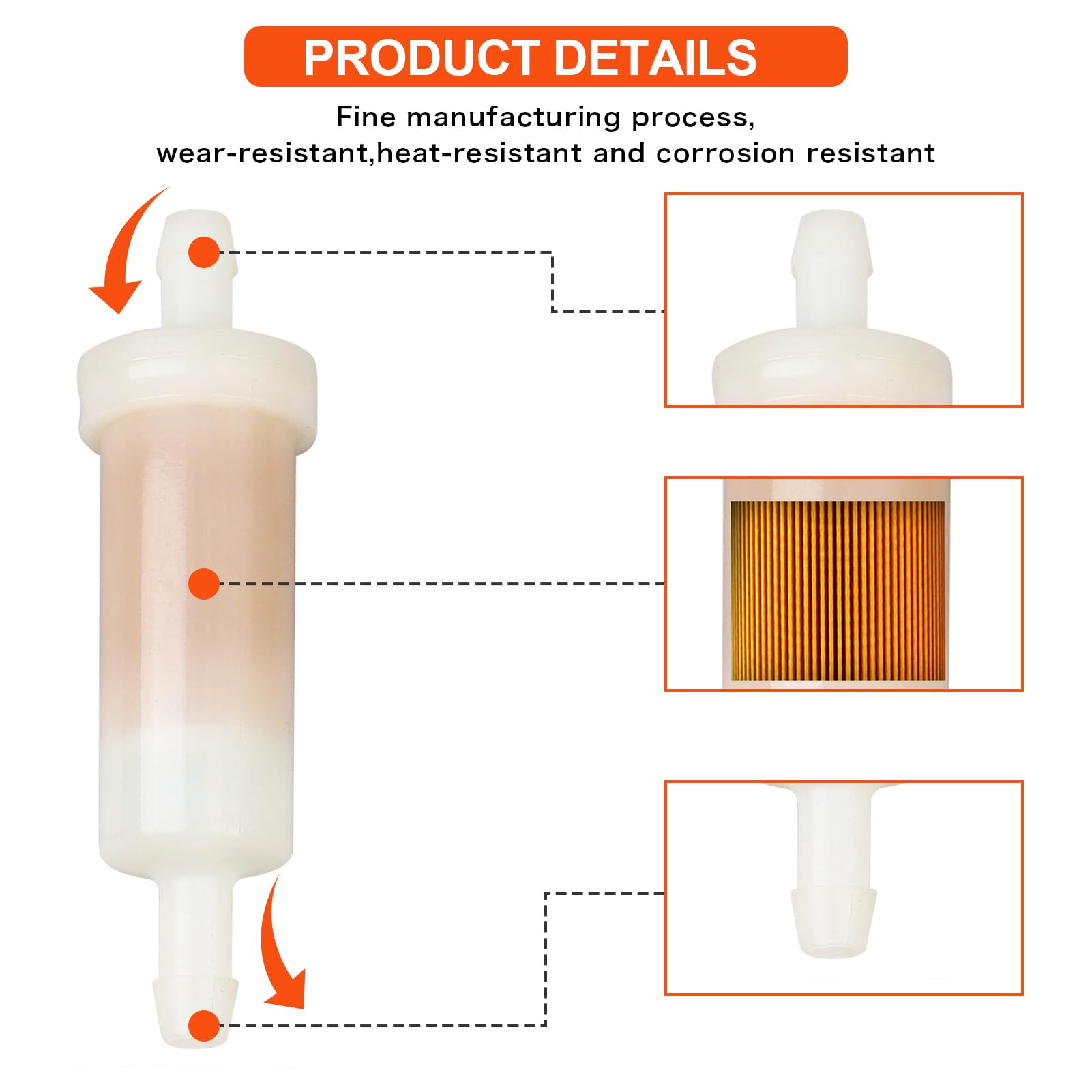 Filtro carburante benzina Sostituire Sea-Doo 275000262 27500051 Sierra 18-7830 Mercury Marine Mariner 35-816296Q2 Polaris 2530008 OMC Johnson Evinrude 0398327 398327