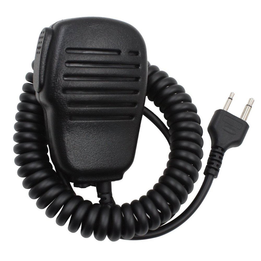 Amazon | AOER 2ピン防水肩リモートスピーカーマイクマイクPTT
