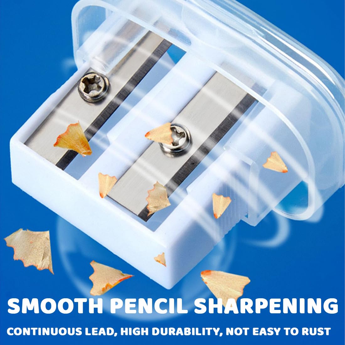 TEMPERAMATITE TEMPERINO CON CONTENITORE SERBATOIO 2 FORI MANUALE SCUOLA