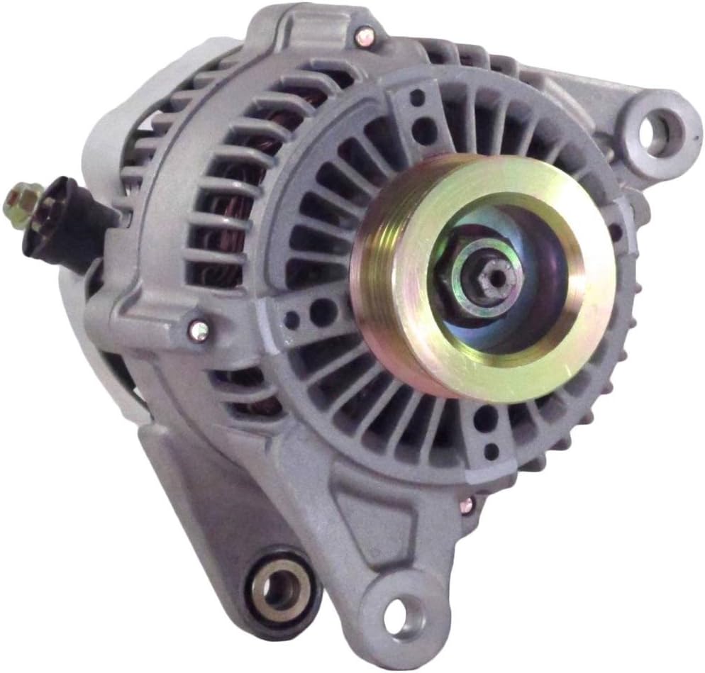 RAREELECTRICAL New Alternator Compatible With Jeep Wrangler 4.0L 242 L6 2000 211-0119 211-0120 121000-3710 121000-3730 56041685Aa 56041565Aa 2110119 2110120 1210003710 1210003730
