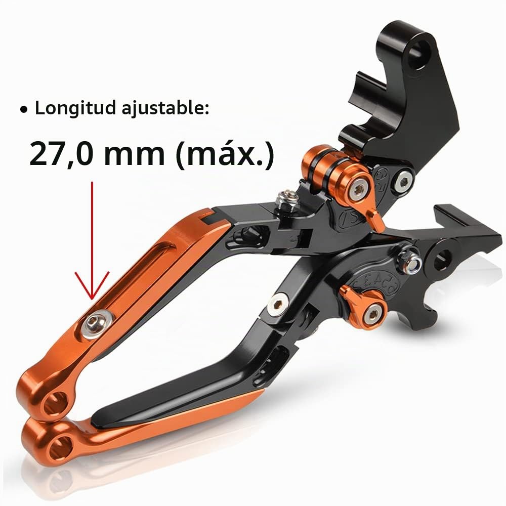 DUKE 790 Regulables Palanca de Manetas Embrague de Freno Para Duke 790 2018 2019 (Naranja/Nergo)