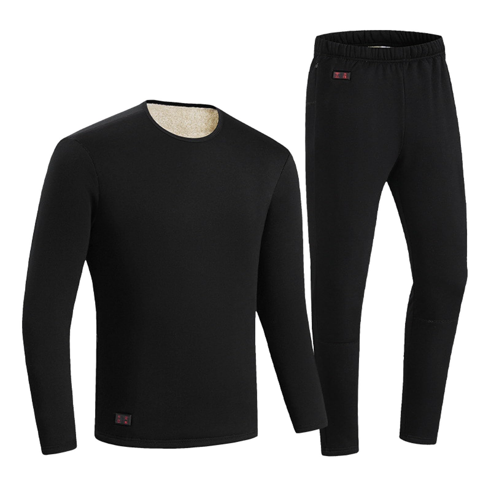 Juego de ropa interior térmica, USB inteligente de 9 zonas, ropa interior de esquí para hombre, ropa interior térmica de invierno, ropa interior térmica + calzoncillos de forro polar interior cálido,