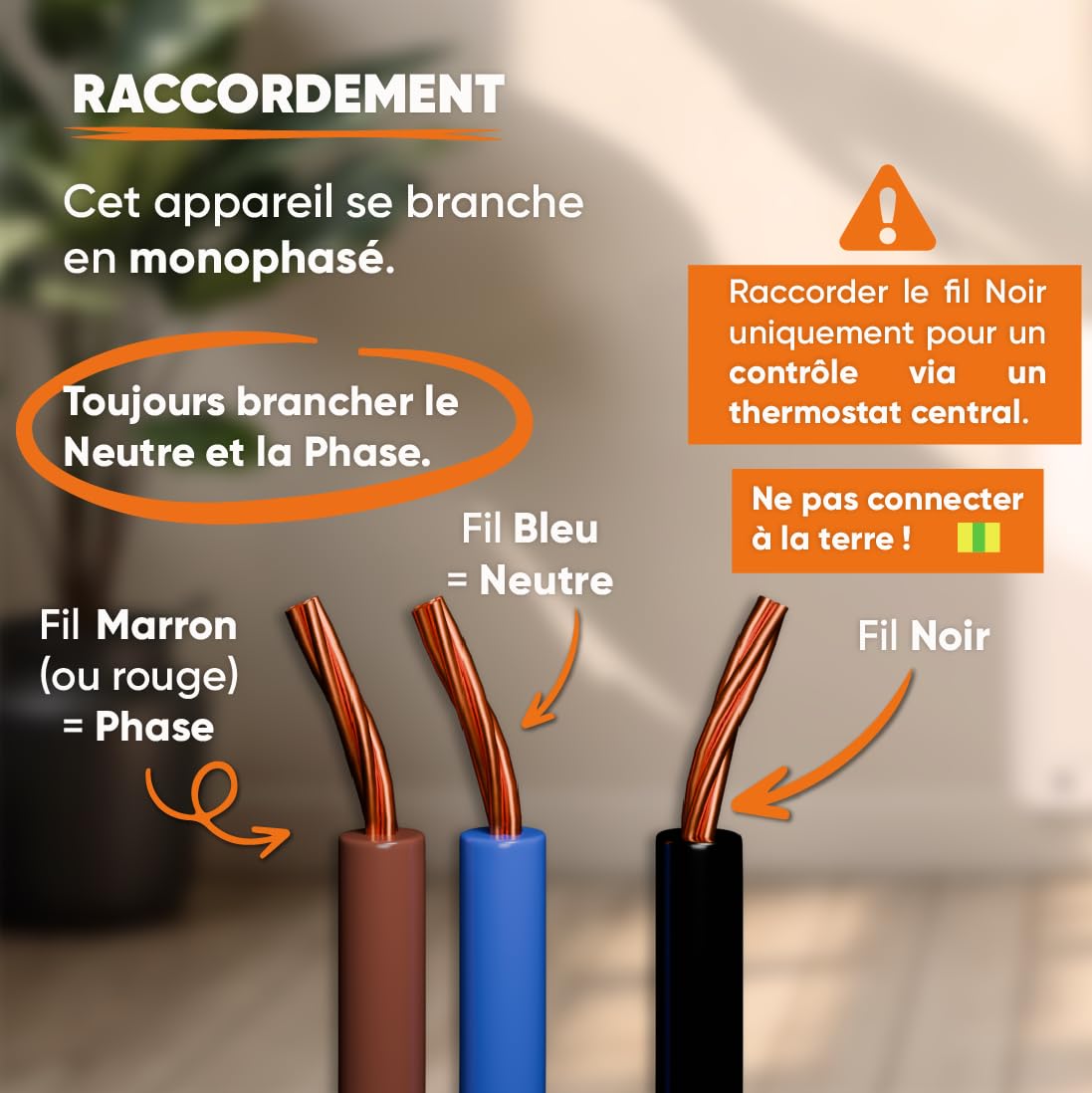 BESTHERM - Radiateur électrique fixe connecté WIFI à inertie sèche céramique 1500W Bestherm ILLO CONNECT horizontal blanc