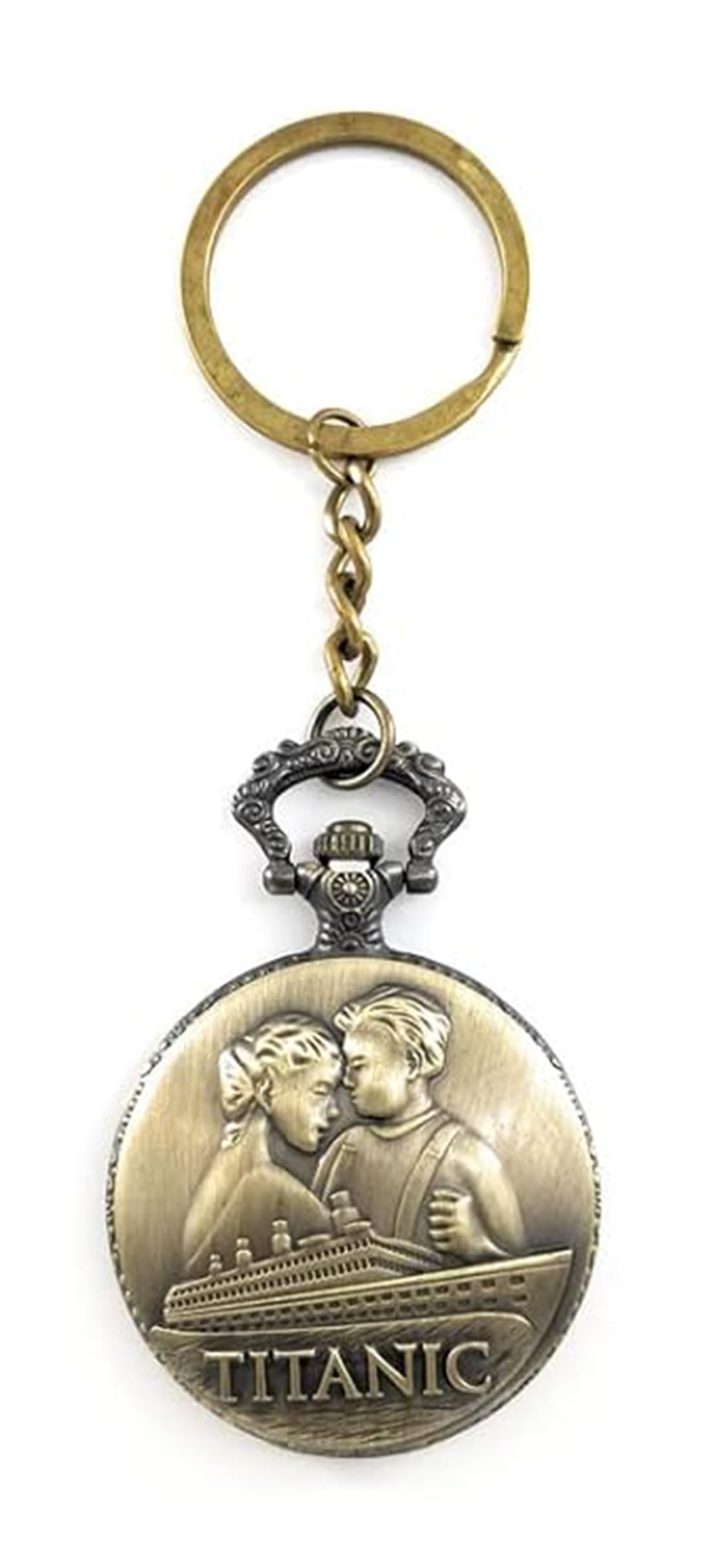 Vintage Pocket Watch Keychain - Harry Potter Style -7