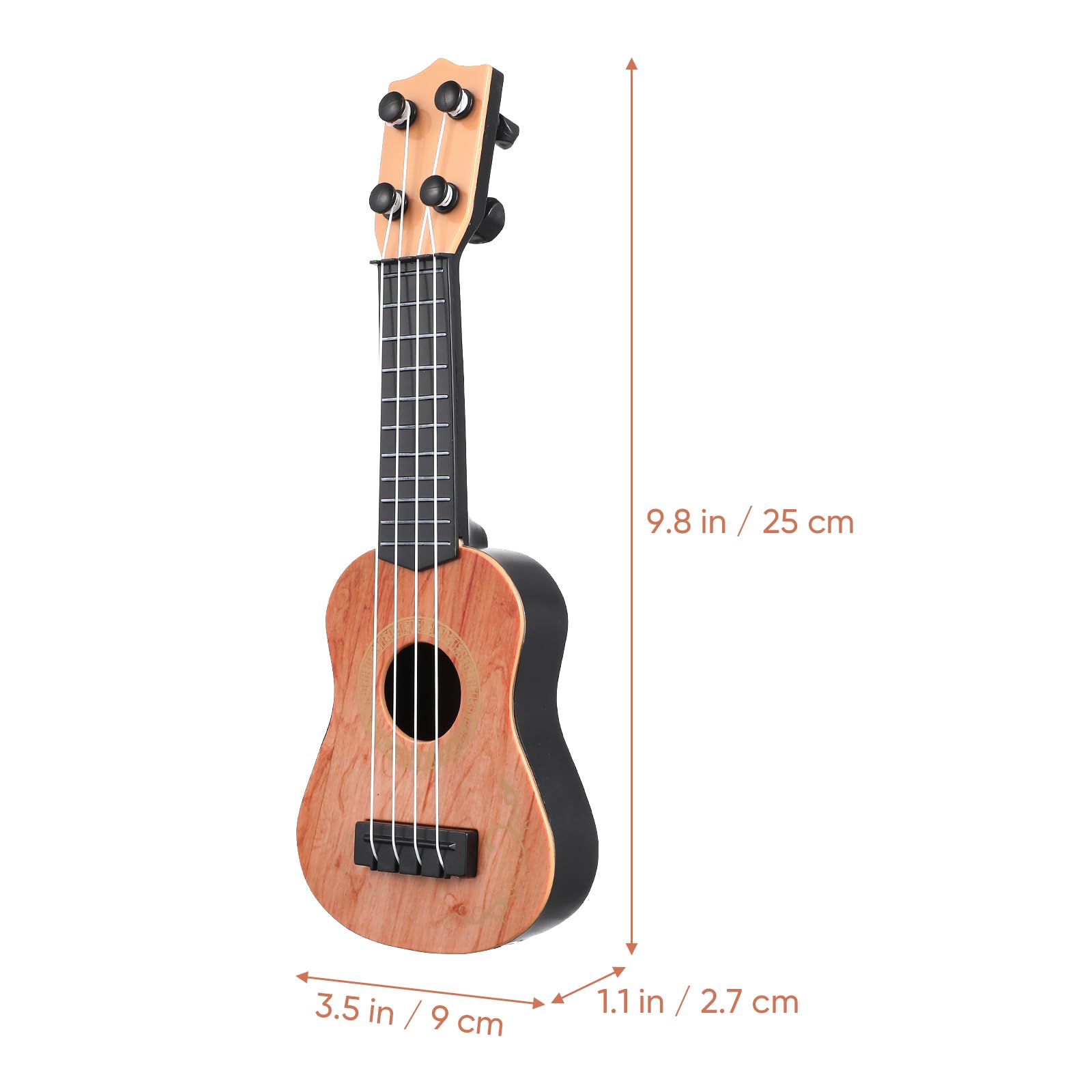 Kisangel 1pc Kids Toy Guitar Ukulele Guitar Musical Instrument Ukulele Musical Toy for Boys and Girls(Light Brown)