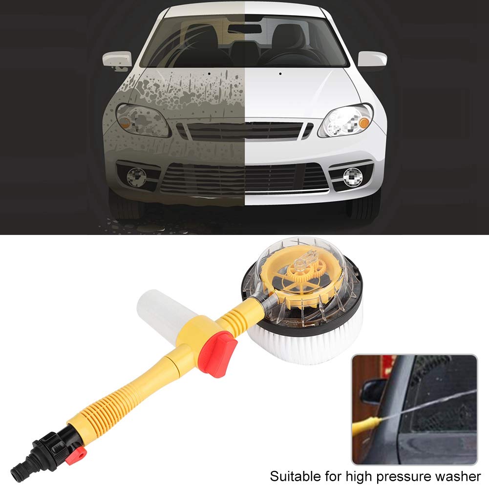 Kit Spazzole per Autolavaggio, Spazzola per Autolavaggio per Auto a Casa Spazzola a Rotazione Automatica Strumenti per la Pulizia Accessori per Idropulitrici Testa della Spazzola per Lavaggio in Cinig