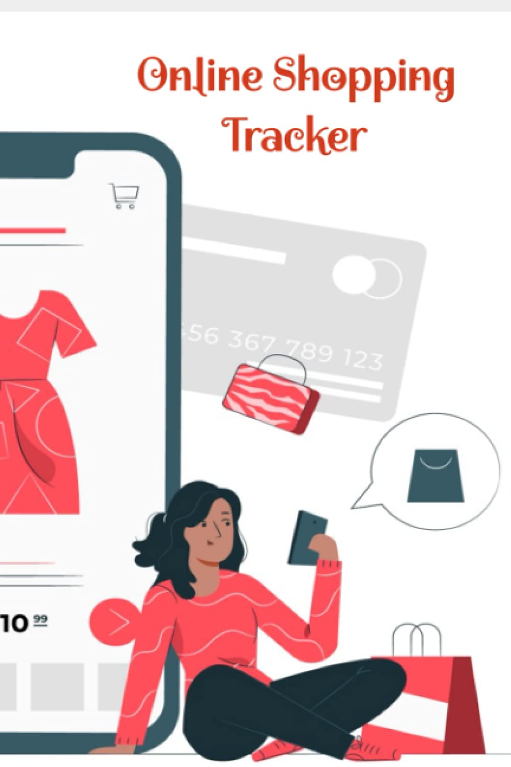 Online Shopping Tracker - Keep Track of Online Orders: Don't ever forget what you ordered. Use this handy online order tracker book to keep up with your orders