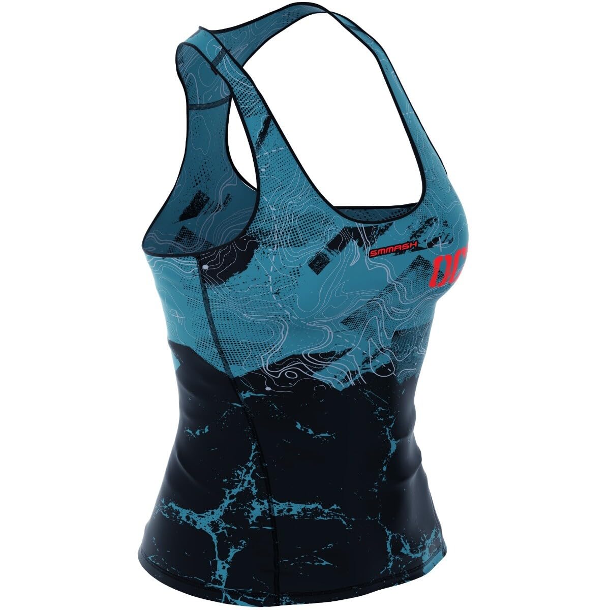 SMMASH Tank-Top für Damen, Top Ärmellos für Sport Outdoor OCR Cross-Training Fitness Yoga Gym, Atmungsaktives Funktionsshirt, Sporttop, Sportshirt, Professionelle Sportbekleidung - 1
