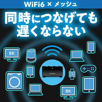 Amazon.co.jp: NETGEAR メッシュWiFi無線LANルーター 3台セット