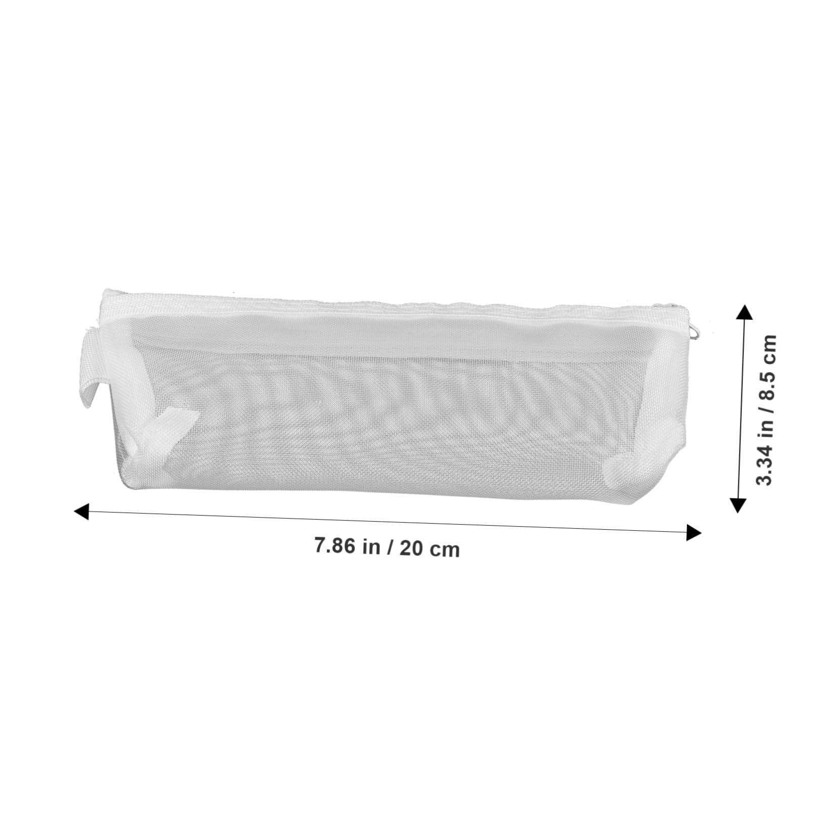SHINEOFI Pochette Filet Haute Capacité Double Compartiment avec Fermeture Éclair Trousse Transparente pour Ranger Fournitures Scolaires
