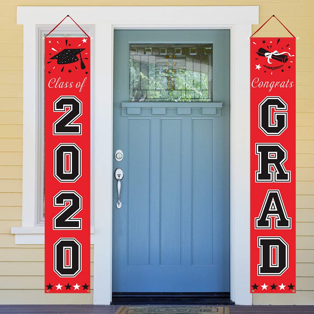 Buy DAZONGE Graduation Decorations Class of 2023, Red and Black