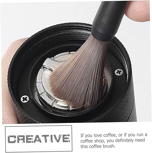 Miniatura 8 de BESTonZON Cepillos de grano de café pequeño para polvo de polvo, cepillo para el hogar, máquina de expreso para el hogar, limpiador de frijoles
