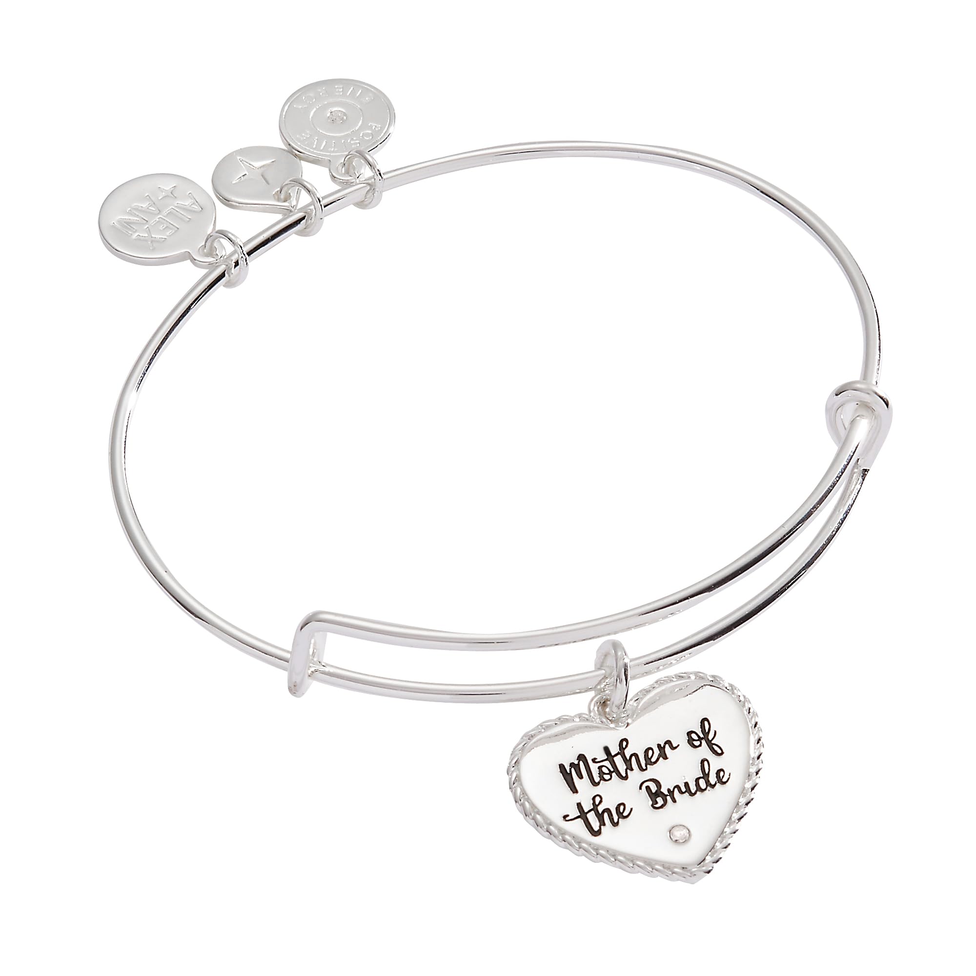 Alex and Ani Mother of the Bride Heart Bangle