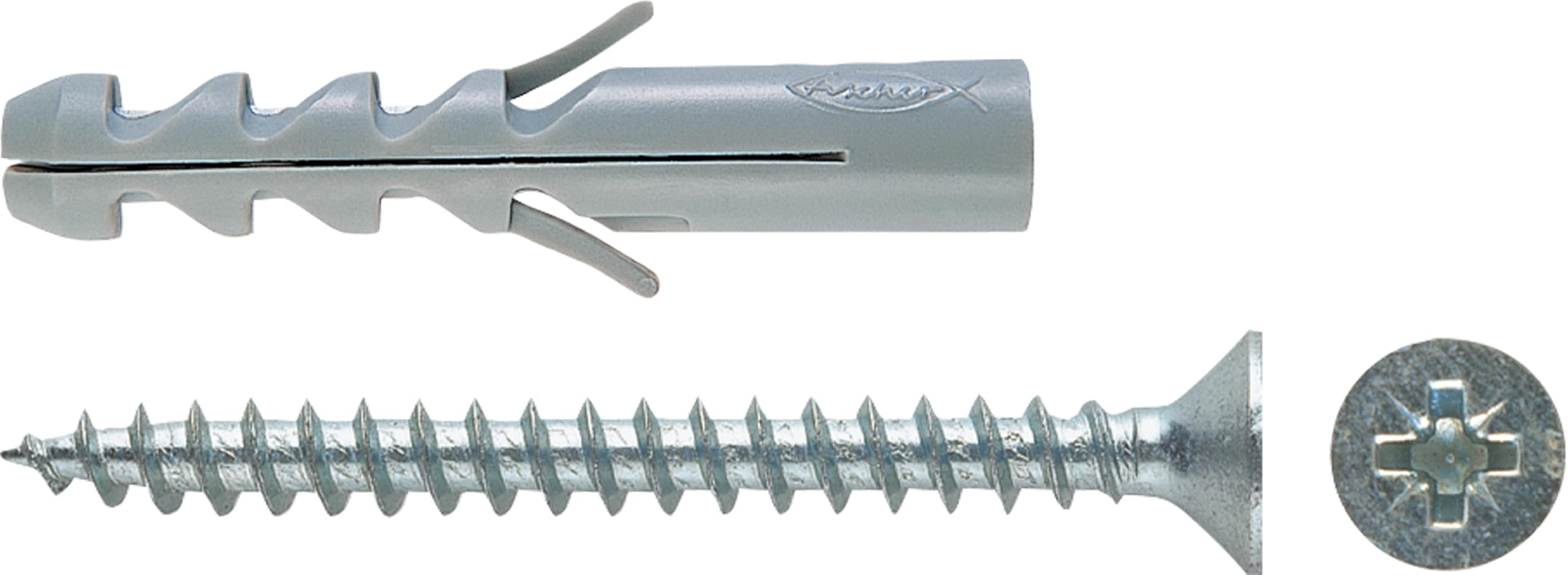 Fischer Kit 120 Kołki Ze Śrubą Uv 5-6-8mm Flessometr Do Pełnej Ściany