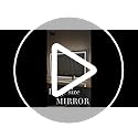FENNIO Makeup Mirror with Lights 23"x32" ,LED Makeup Mirror ,Large Vanity Mirror with Lights,Touch Sensor with Dimmable 3 Modes, Square White