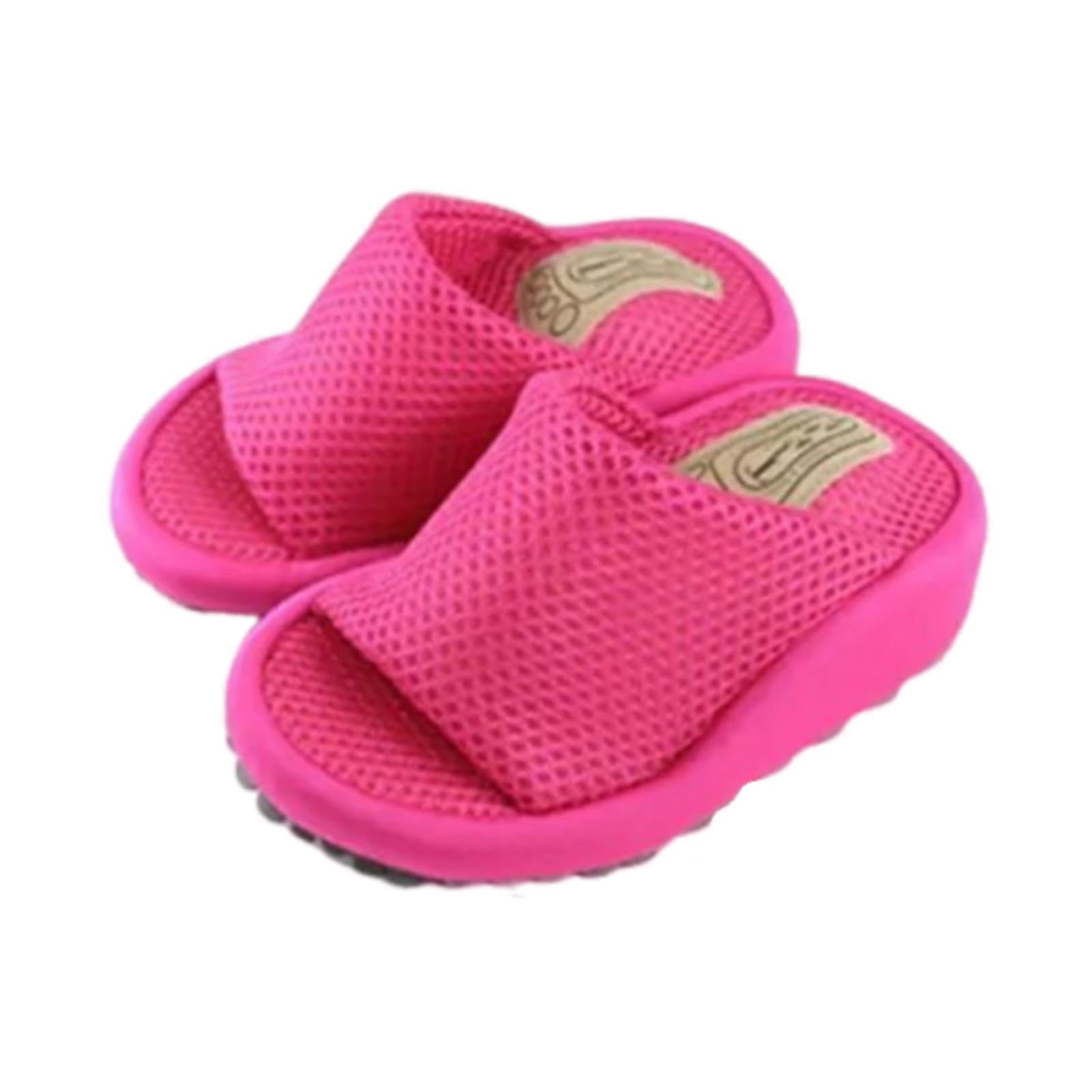 MERISHOPP® Wedge Sandal Slides Foot Massage Calf Stretcher Household Half Sole Slippers Rose | Sporting Goods | Fitness Running & Yoga | Fitness Equipment & Gear | Balance Trainers