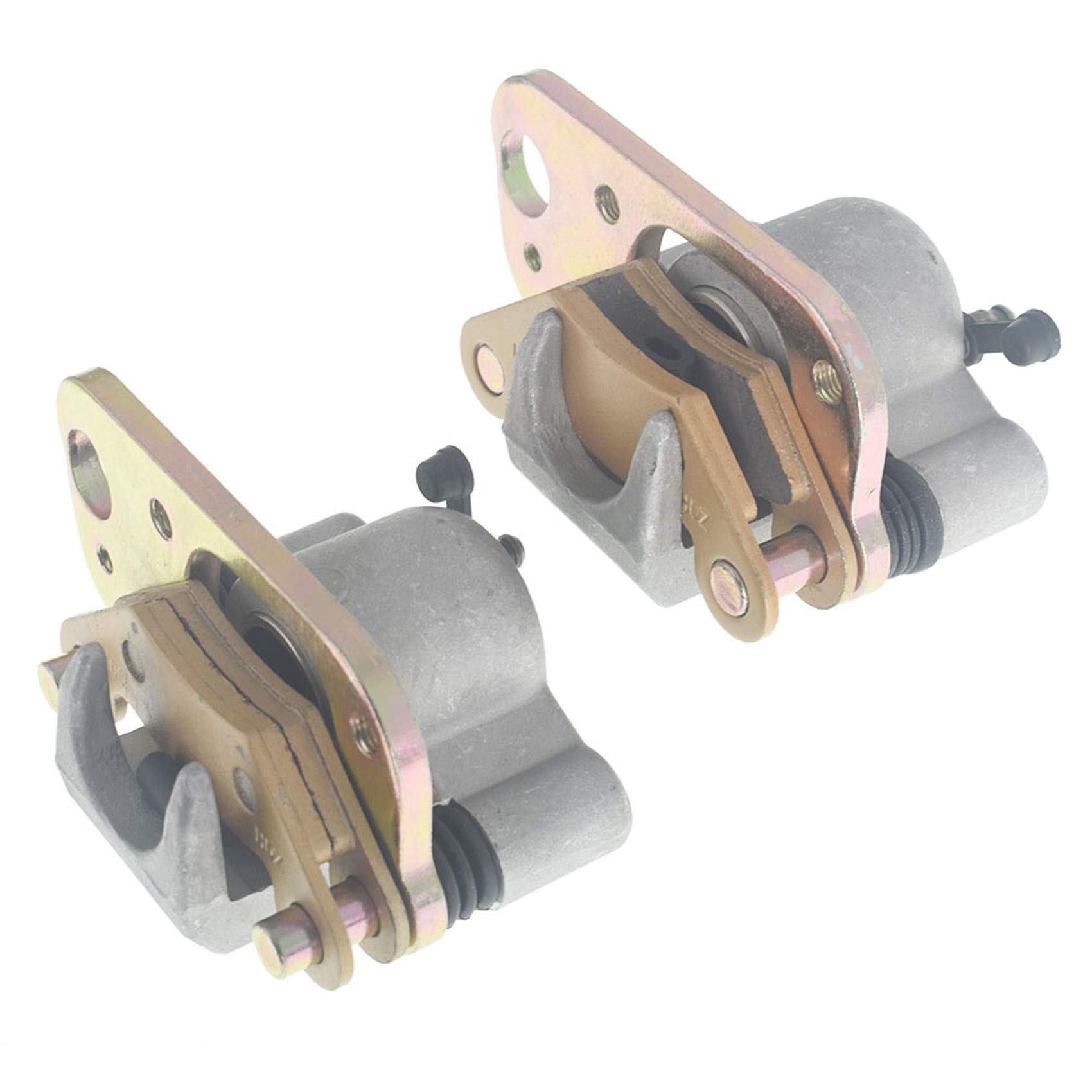 labwork Front Brake Calipers & Pads Replacement for Polaris Trail Blazer 250 400 Trail Boss 325 330