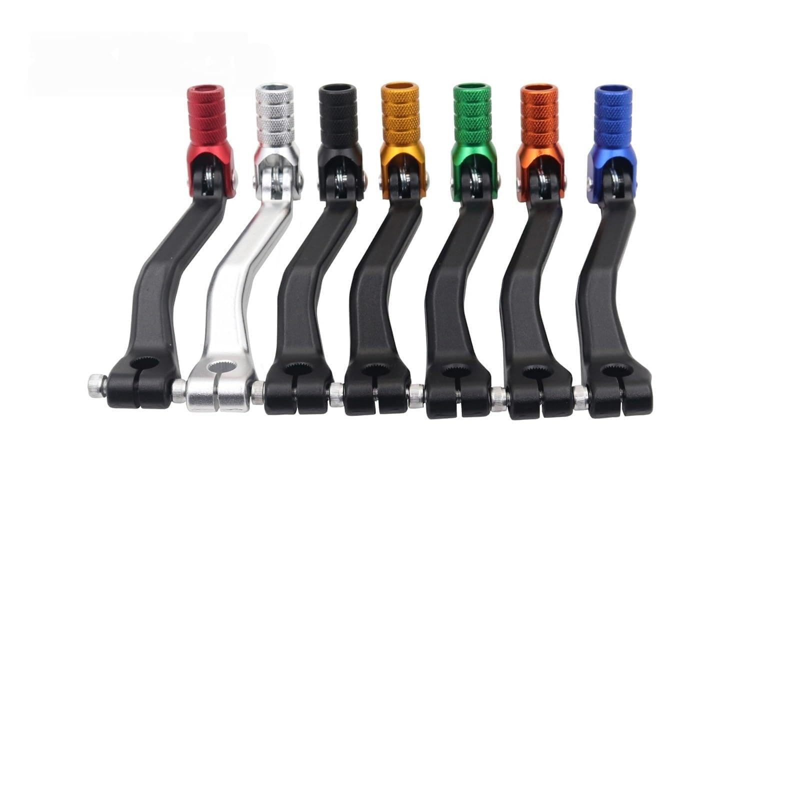 CVGMsrgSET Gear Shifter Shift Lever Motorcycle CNC Gear Shift Pedal Lever for Bike 125-250cc Universal Part